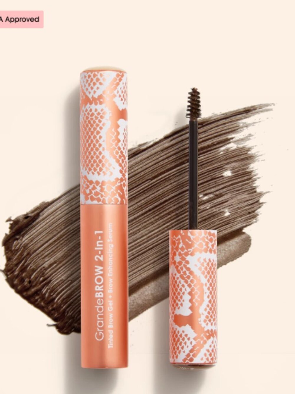 NWT Grande Cosmetics GrandeBROW 2in1 Tinted Brow Gel